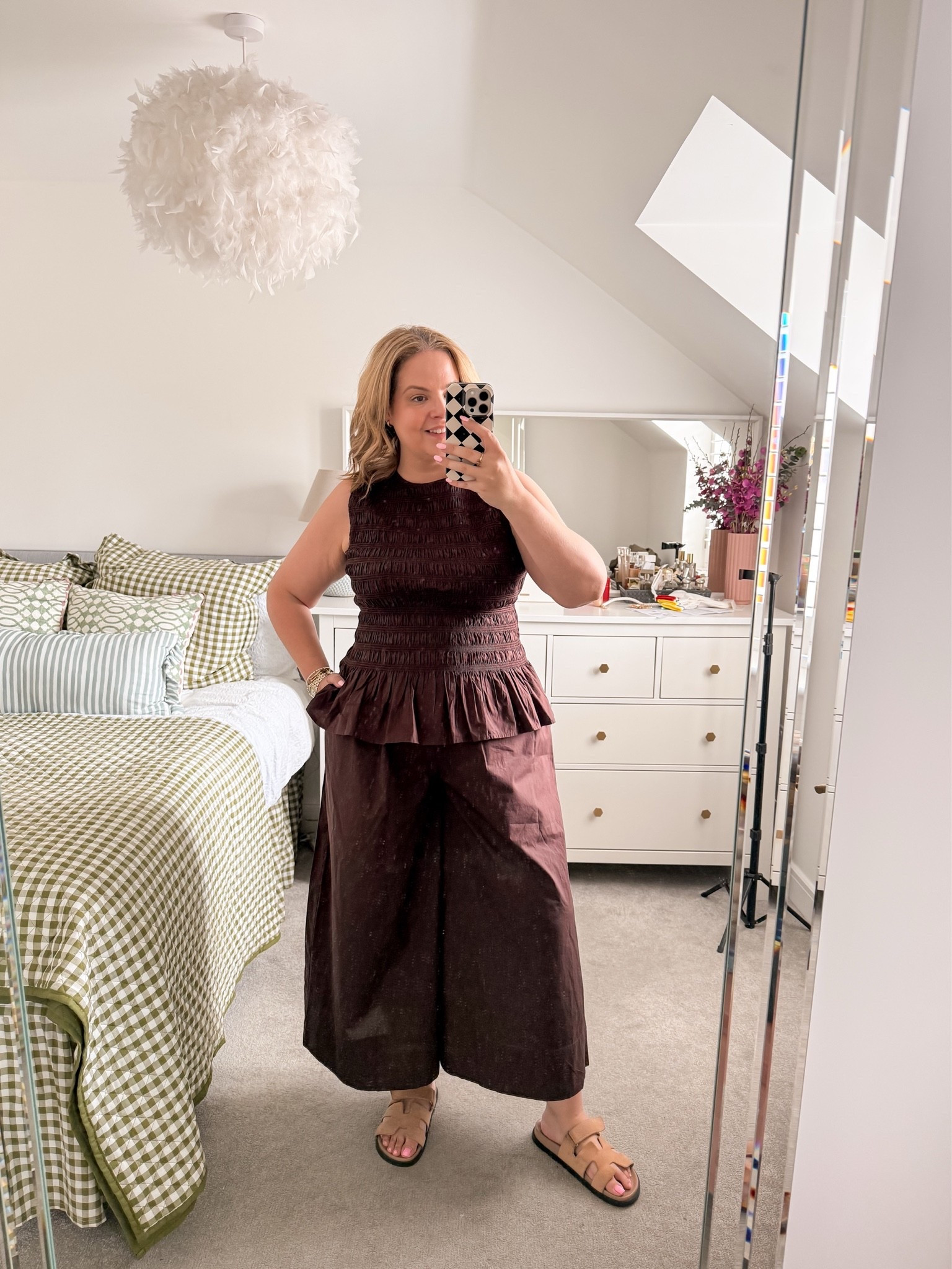 Brown peplum co-ord 🤎

#LTKmidsize #LTKsummer