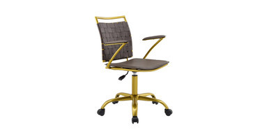 Nomad Faux Leather Office Chair | Manhattan Home Design