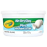 Crayola Air Dry Clay 2.5 Lb Bucket, White | Amazon (US)