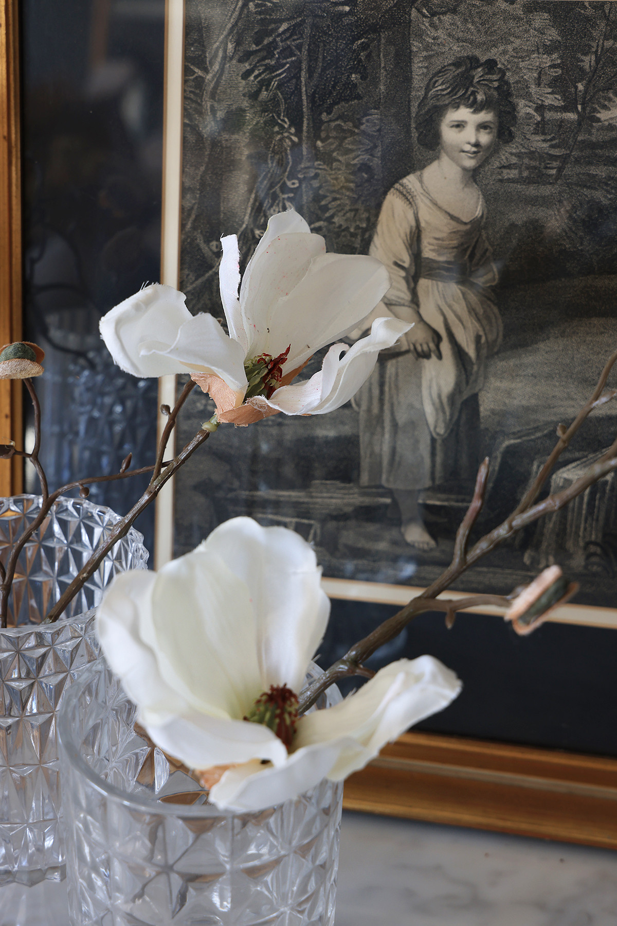 Faux Magnolia flowers | Artificial flowers that you don't have to take care of but are beautiful and elegant 

 #LTKHome