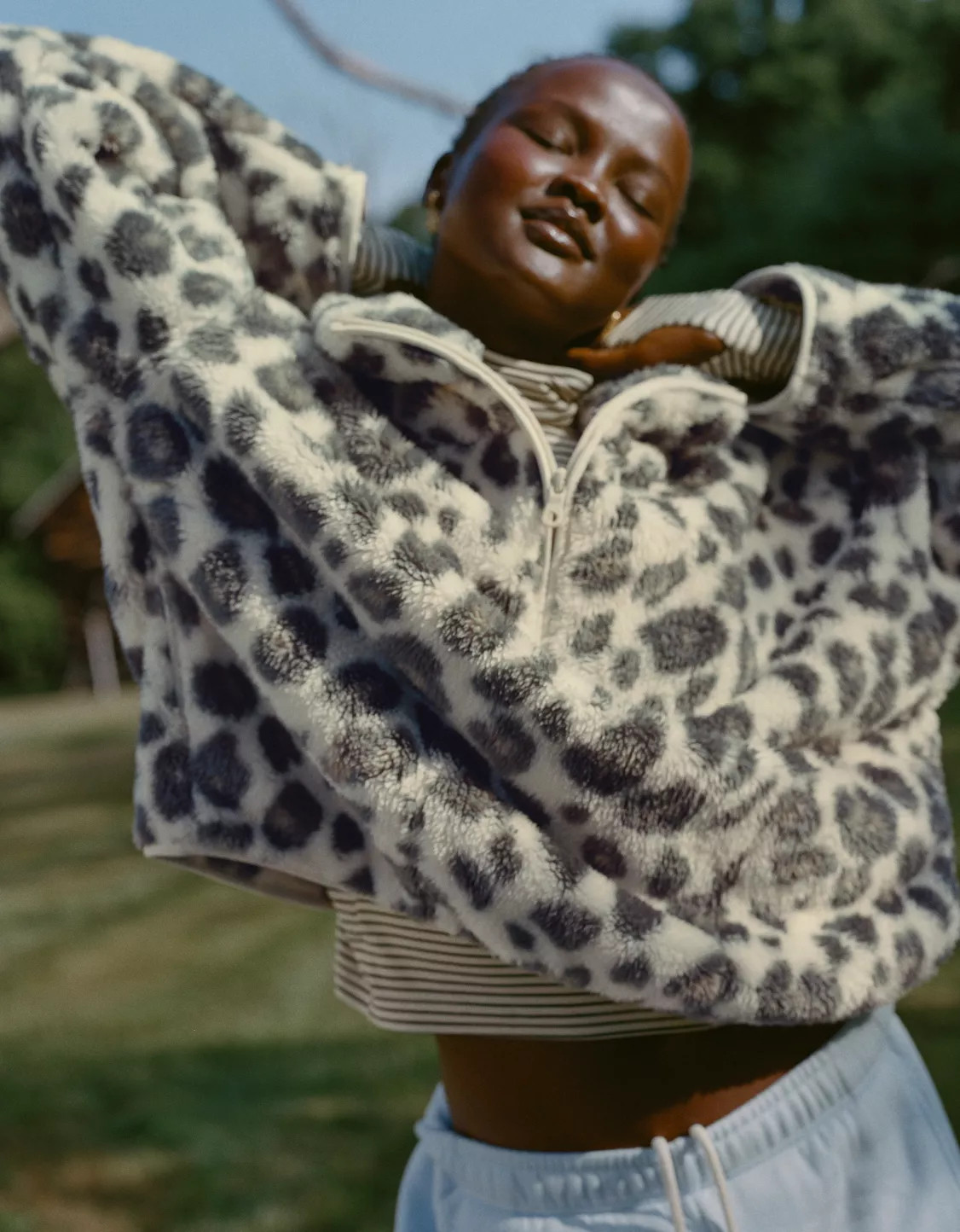 OFFLINE By Aerie Sherpa Quarter Zip Jacket | American Eagle Outfitters (US & CA)