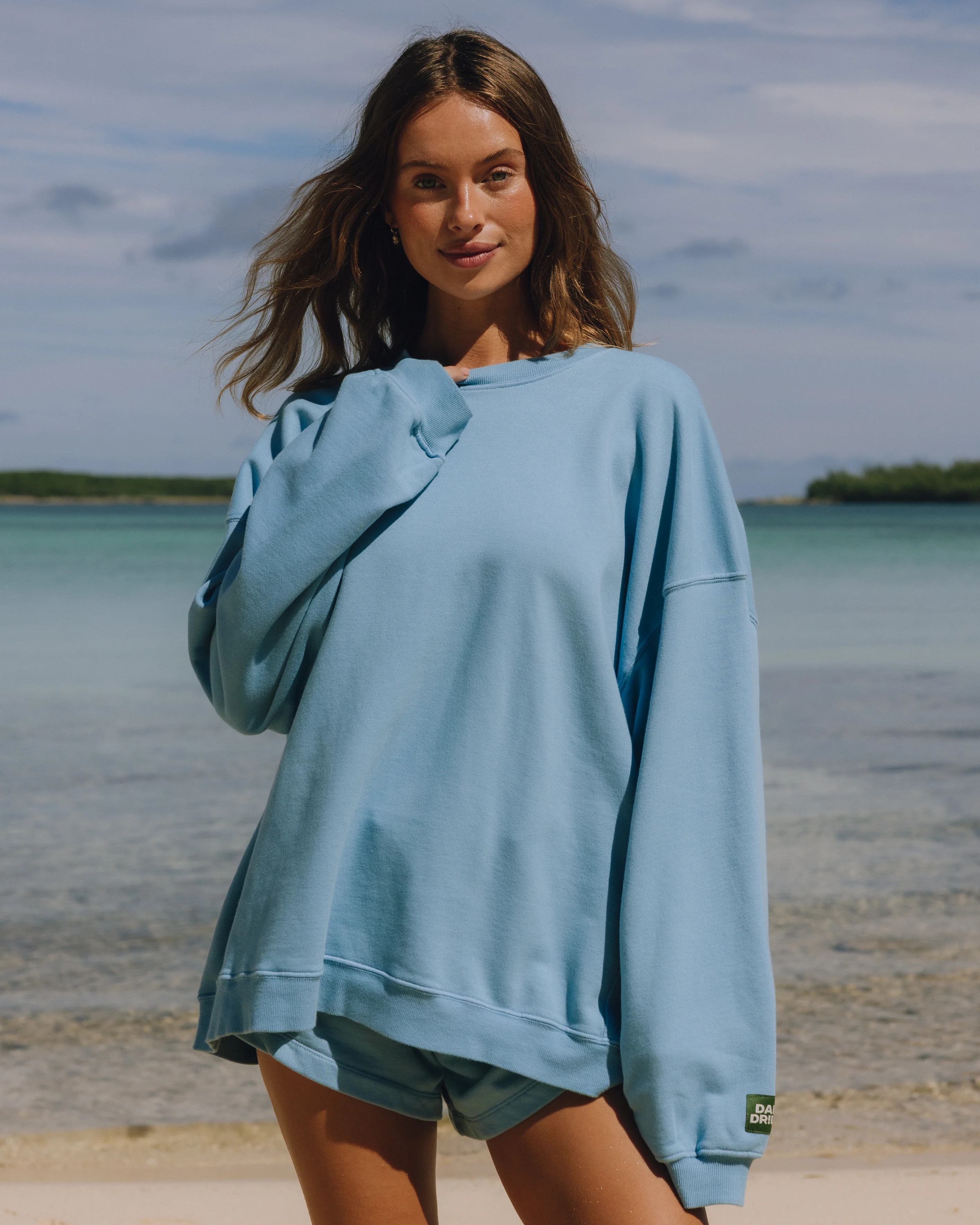 Unisex Oversized Crew - Malibu | Daily Drills LLC