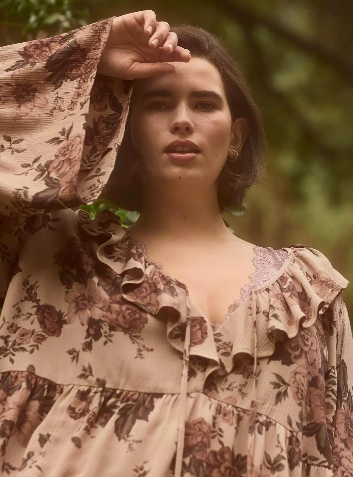 Festi Bell Sleeve Ruffle Front Blouse | Torrid (US & Canada)