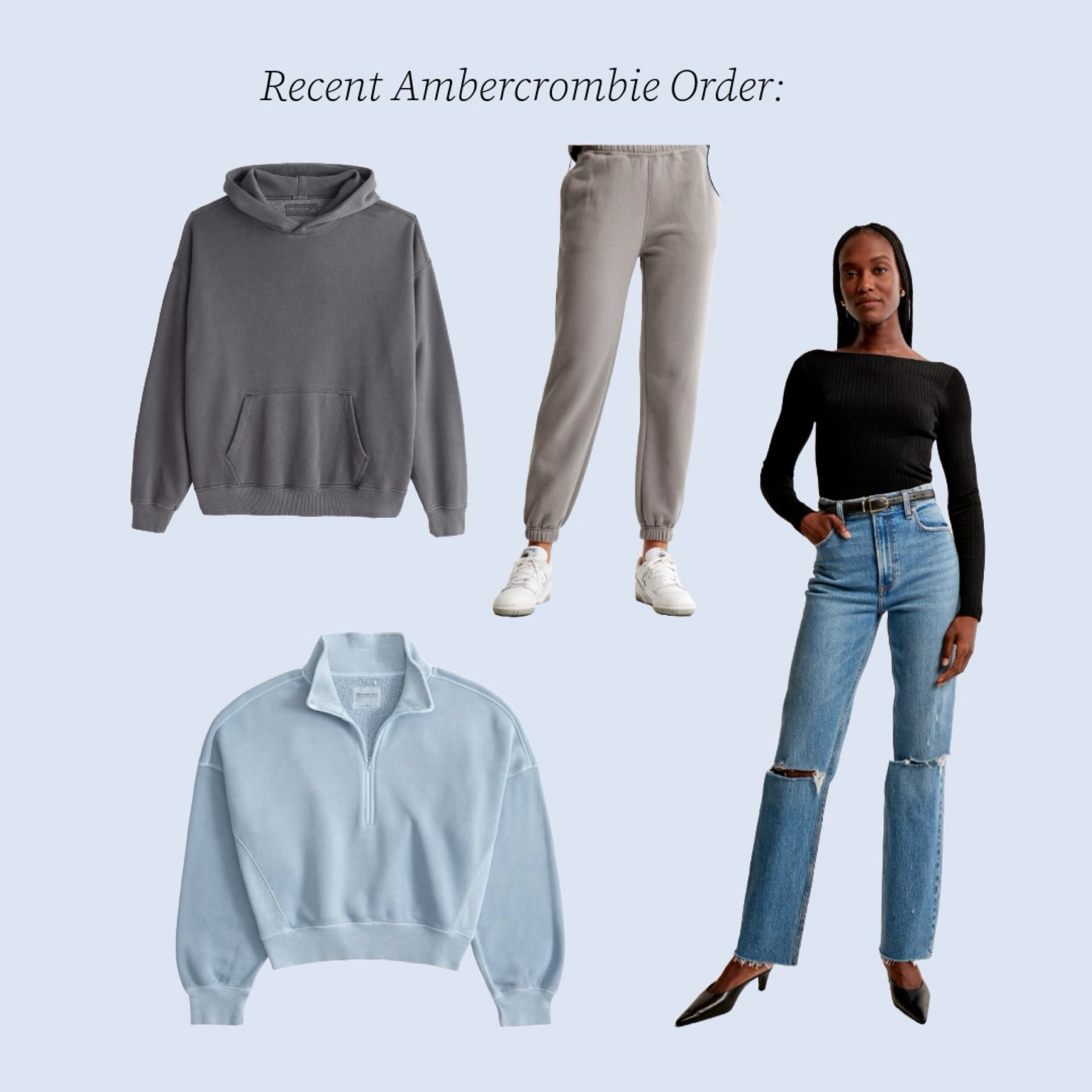 These are some of my favorite pieces from Abercrombie. The sweats are to die for, and the jeans are a staple in my wardrobe now!! 

#LTKsalealert #LTKmidsize