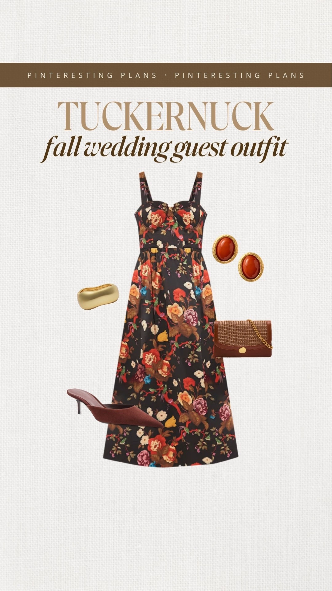 Tuckernuck fall wedding guest outfit 🙌🏻🙌🏻

Sun dress, wedding guest dress, fall wedding guest dress, evening bag, heeled mules 

#LTKautumn #LTKWedding #LTKStyleTip