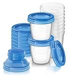 Philips AVENT Breast Milk Storage Cups And Lids, 10 6oz Containers, SCF618/10 | Amazon (US)