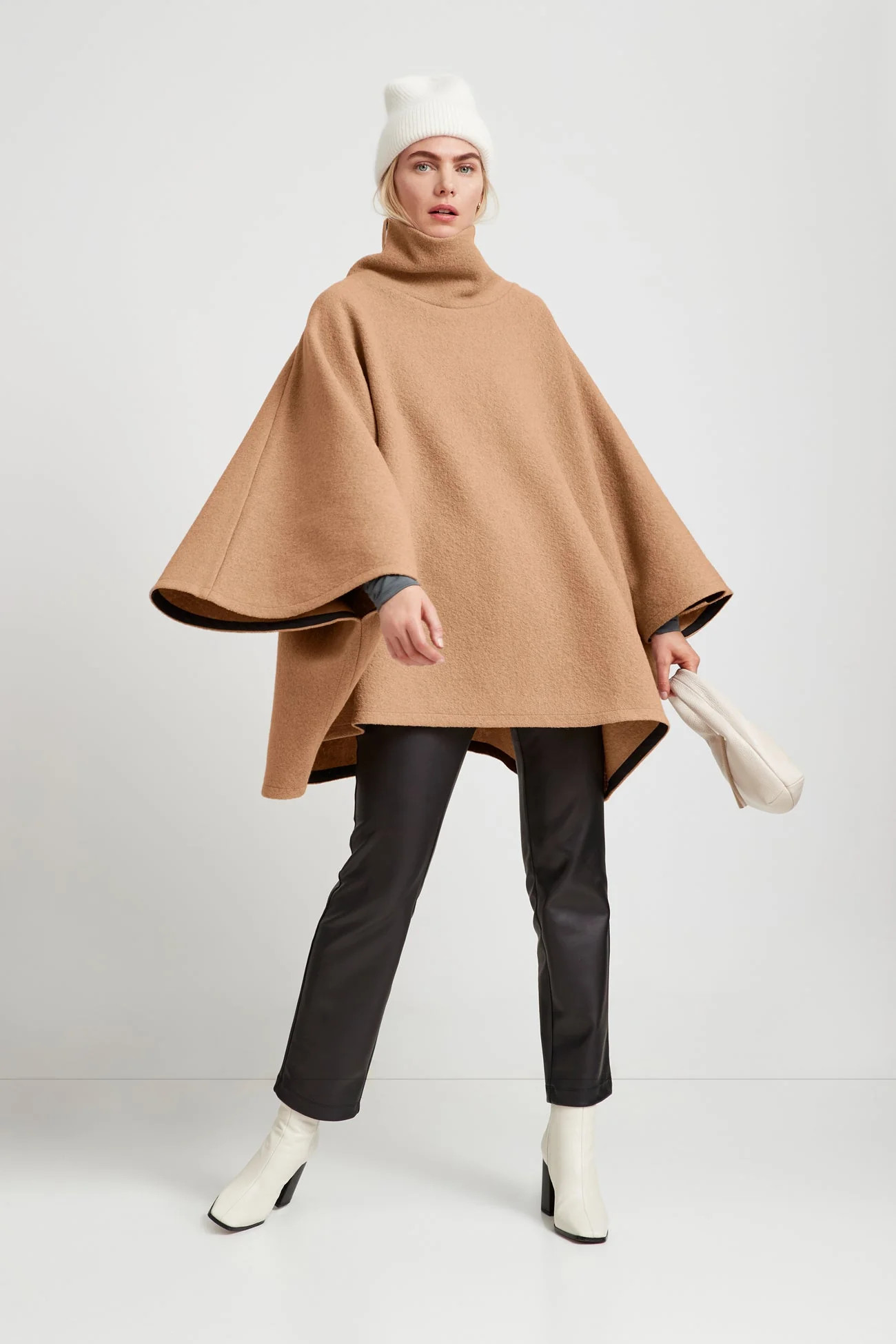 Avery Wool Cape | Marcella