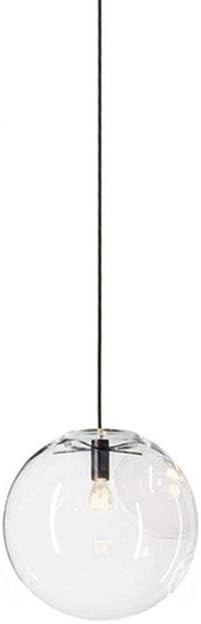 Creative Transparent Bubble Glass Ball Pendant Light Chaner Modern Simple Single Head Hanging Lam... | Amazon (US)