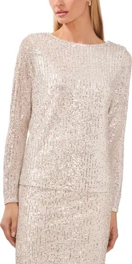 Sequin Scoop Back Top | Nordstrom