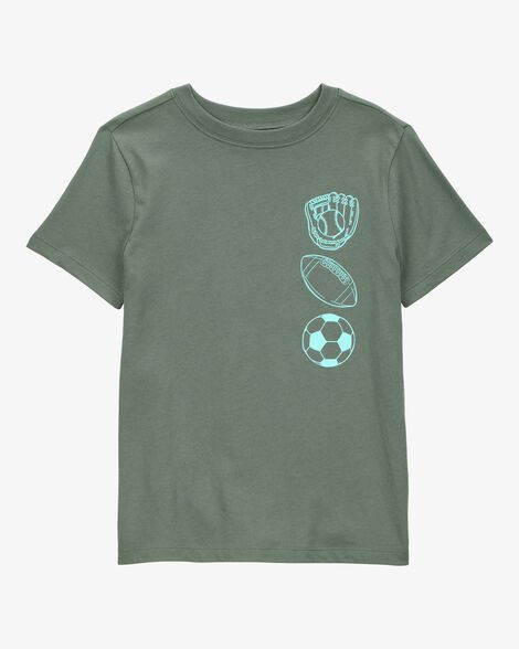 Boys Sports MVP Graphic Tee - Olive | Carter's Inc