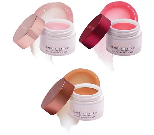 Lawless Beauty Forget the Filler Lip Plumping Holiday Mask Set - QVC.com | QVC