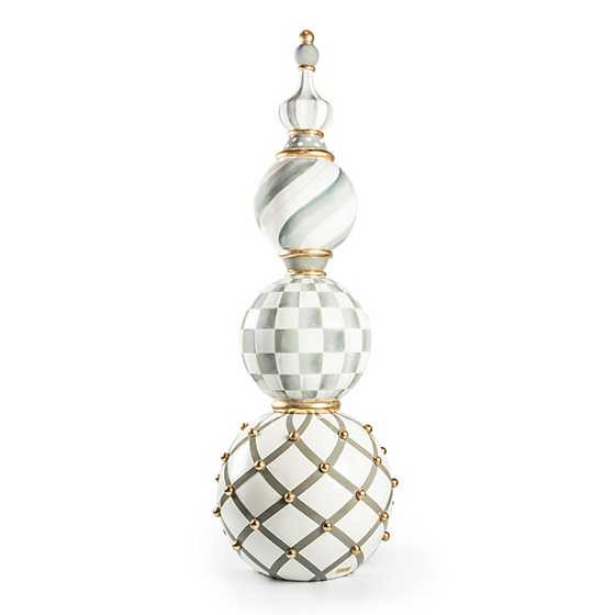 Sterling Check Trophy Topiary | MacKenzie-Childs