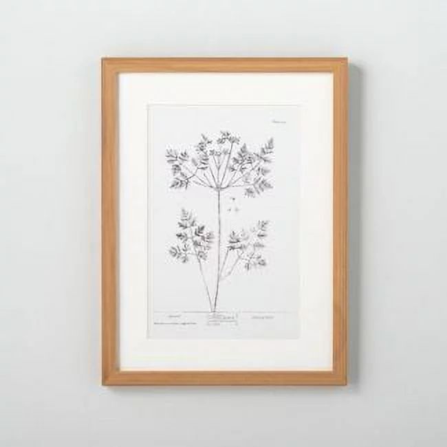 12" x 16" Floral Chervil Wall Art - Hearth & Hand with Magnolia | Walmart (US)
