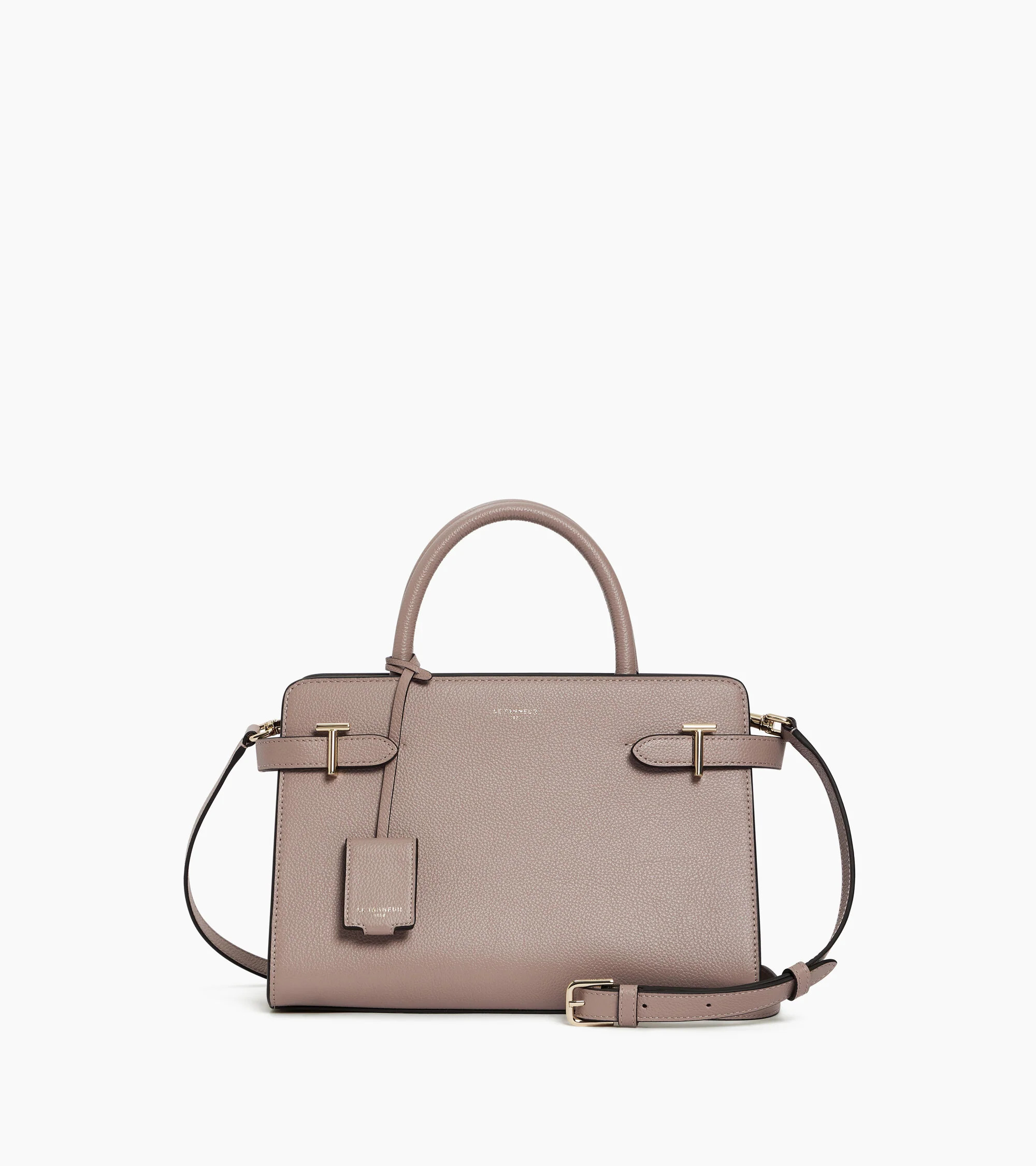 Emilie medium-sized handbag in grained leather | Le Tanneur