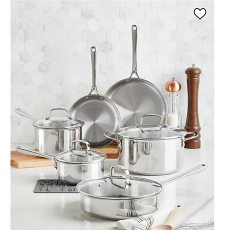What an incredible deal on stainless steel cookware. 

#LTKhome #LTKHoliday #LTKCyberweek