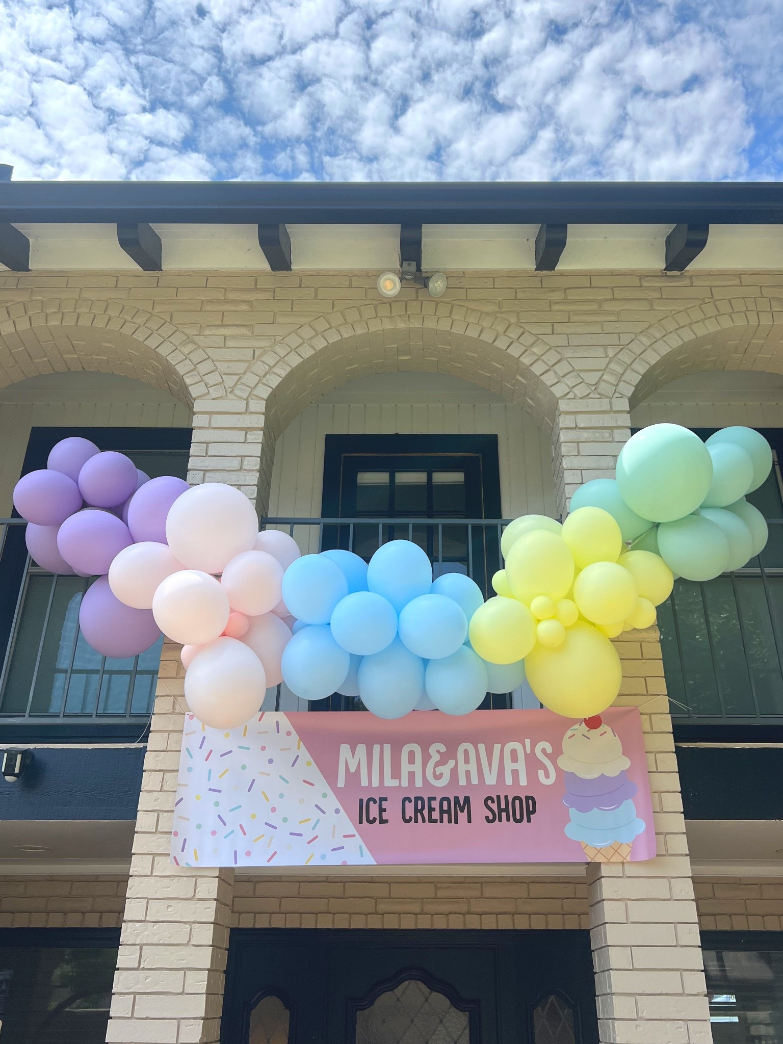 Found the cutest custom banner perfect for an ice cream party! My new favorite store to shop for party themes/supplies! 🎂🍦🎉💗💛💚🩵💜 #LTKmom #LTKparty #LTKbirthday 
#LTKbirthdayparty #LTKballoons

#LTKHome #LTKKids #LTKParties