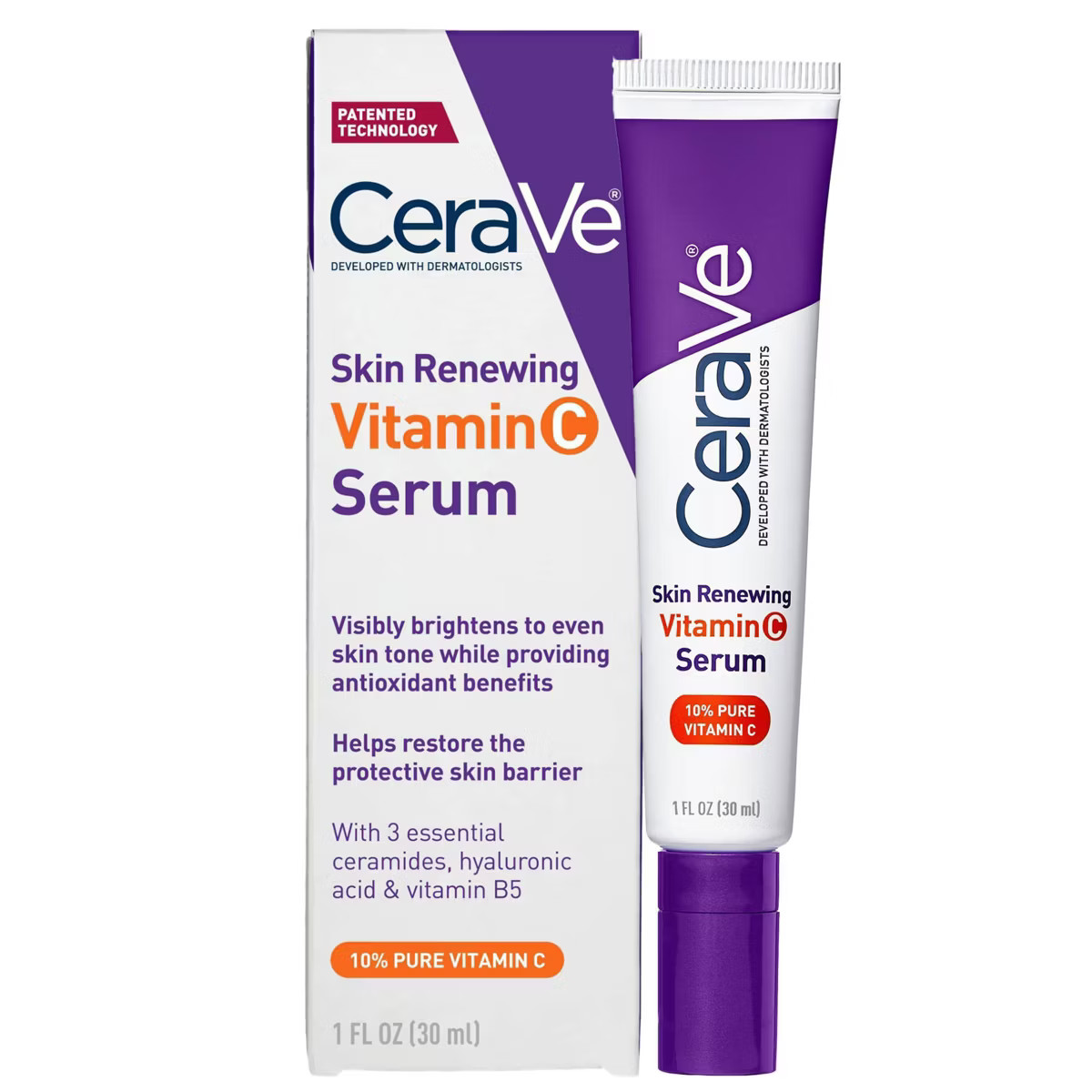 CeraVe Skin Renewing Vitamin C Serum - 1 fl oz | Target