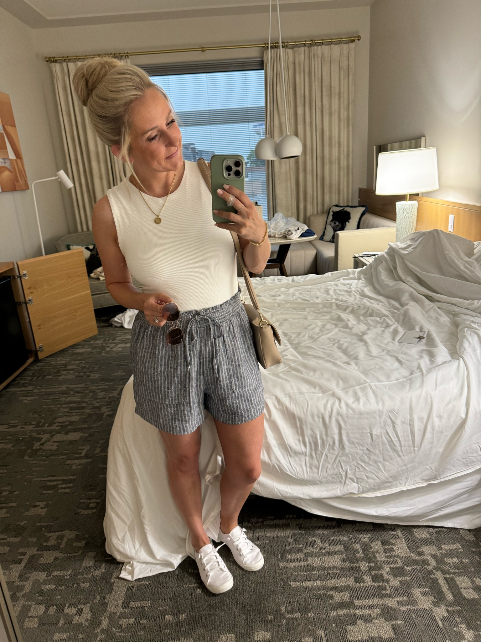 Casual summer Walmart fashion! Linen pants, comfortable sneakers, come stay awhile, summer outfit ideas 

#LTKSummerSales #LTKSeasonal