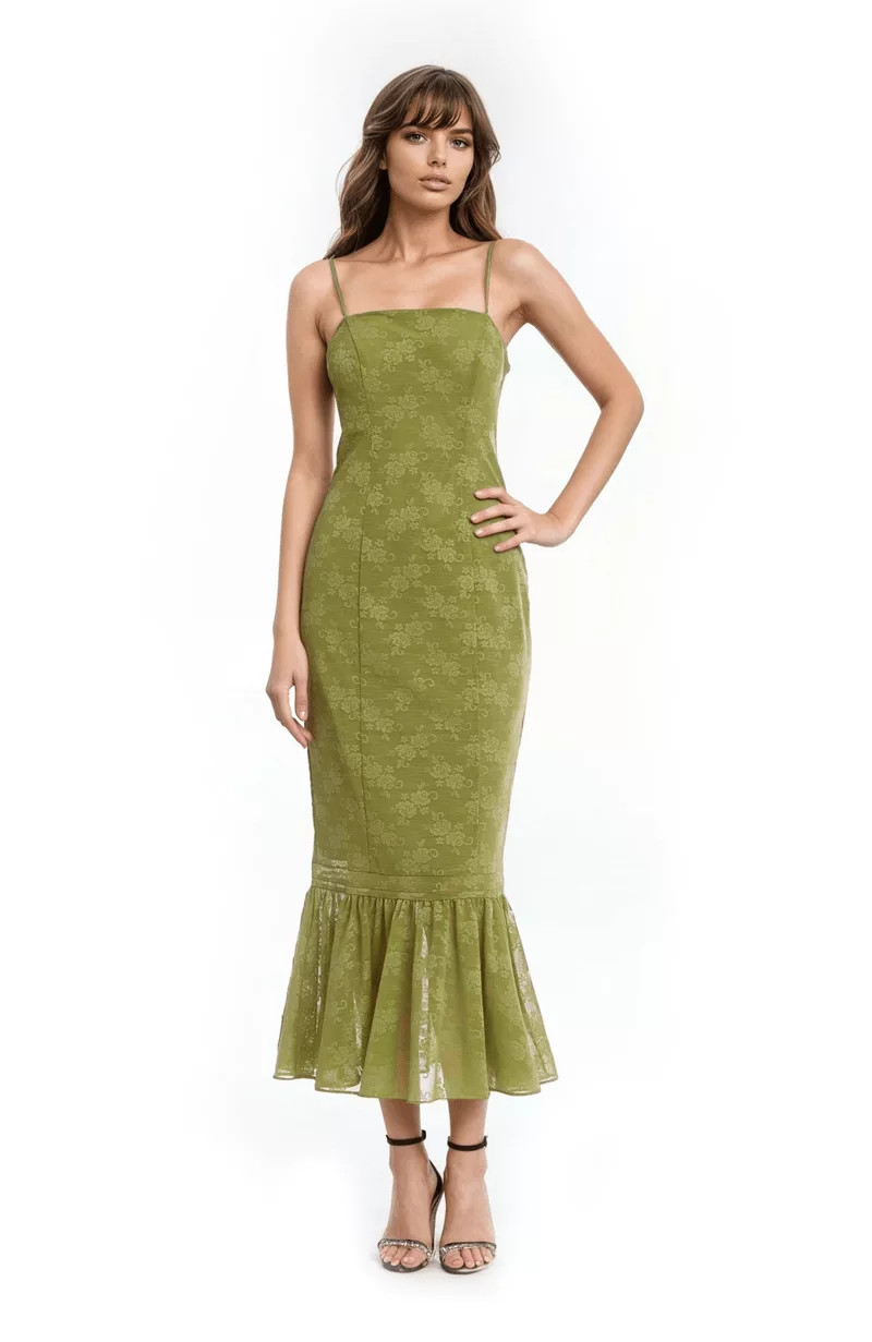 Tank Pencil Ruffle Hem | Belk