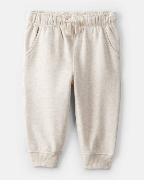 Baby Boy DayDream Fleece Joggers - Cream | Carter's Inc