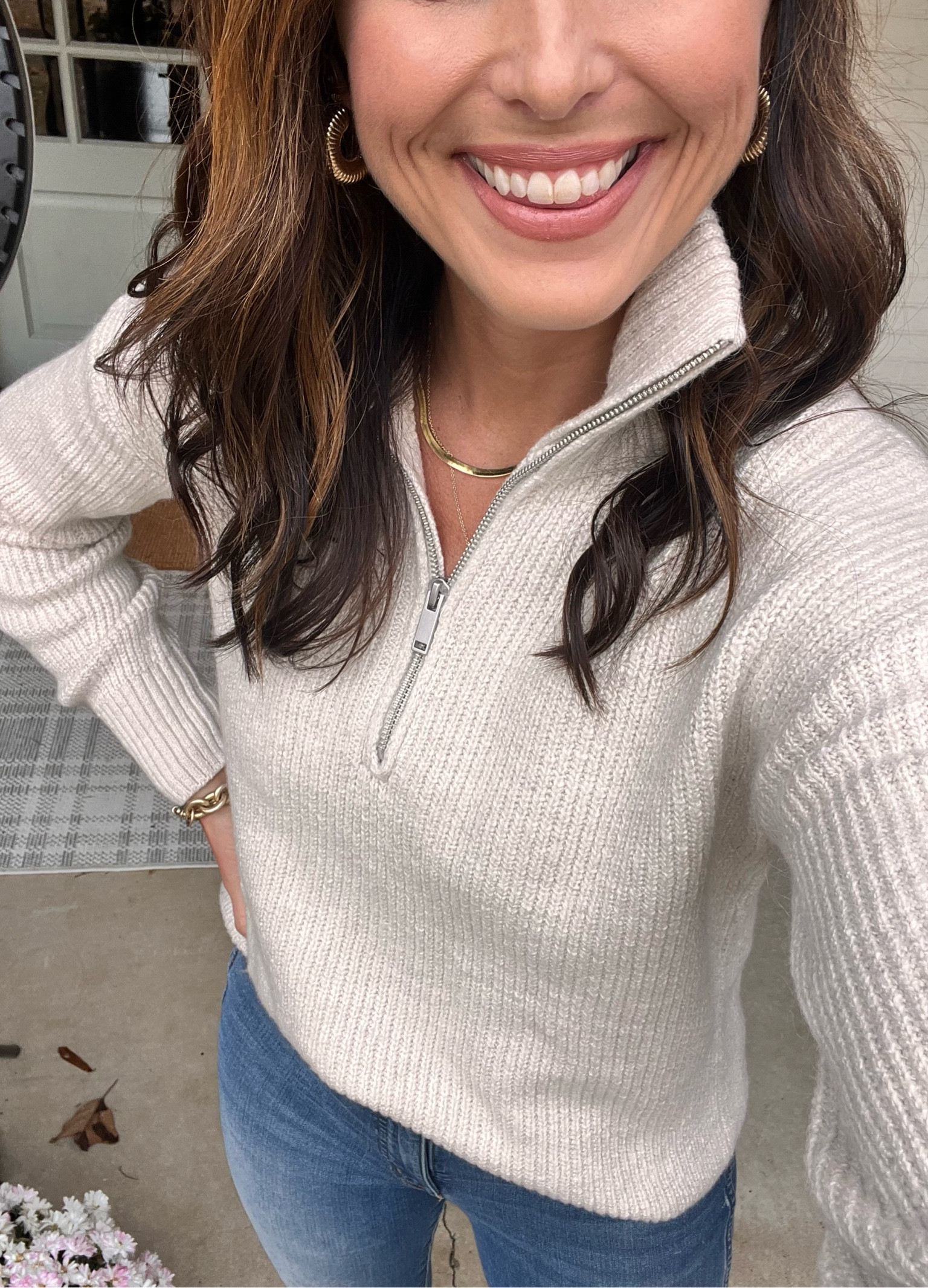 Classic quarter zip sweater from Old Navy! 

#LTKstyletip #LTKSeasonal #LTKfindsunder50