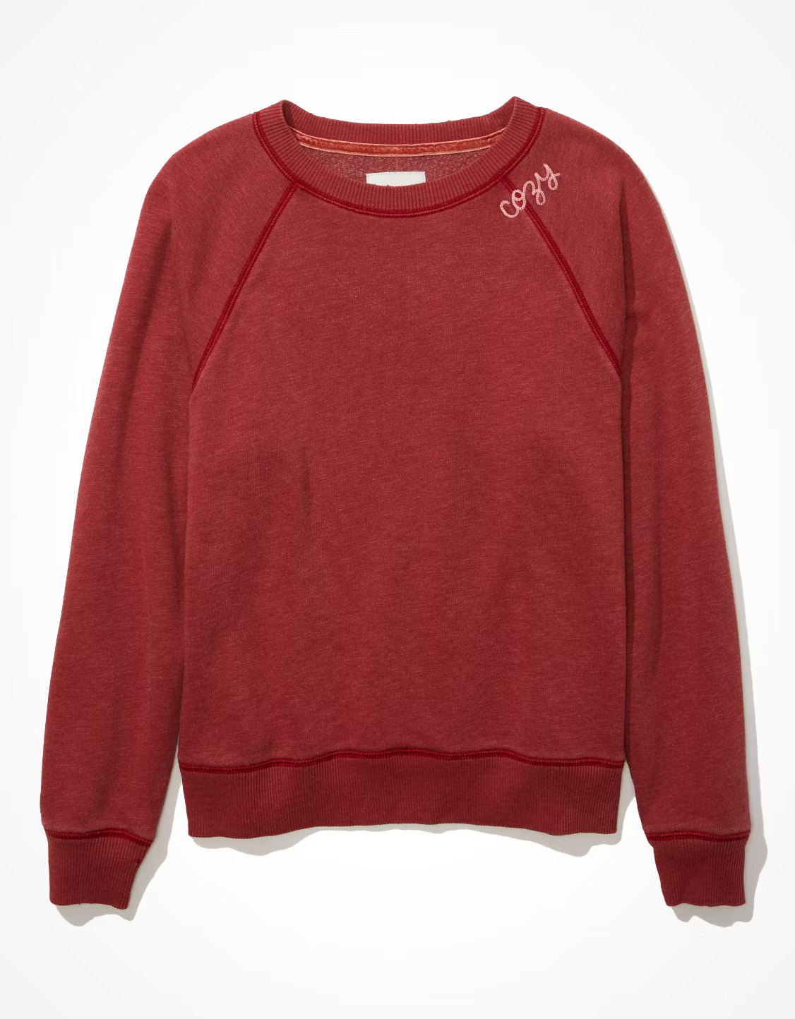 AE Fleece Vintage Crew Neck Sweatshirt | American Eagle Outfitters (US & CA)
