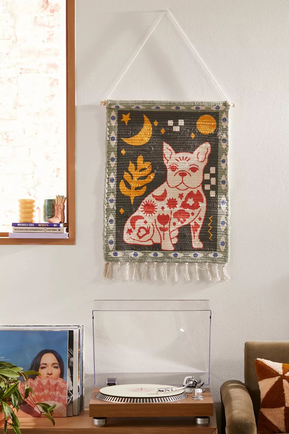 Tattooed Frenchie Wall Hanging | Urban Outfitters (US and RoW)