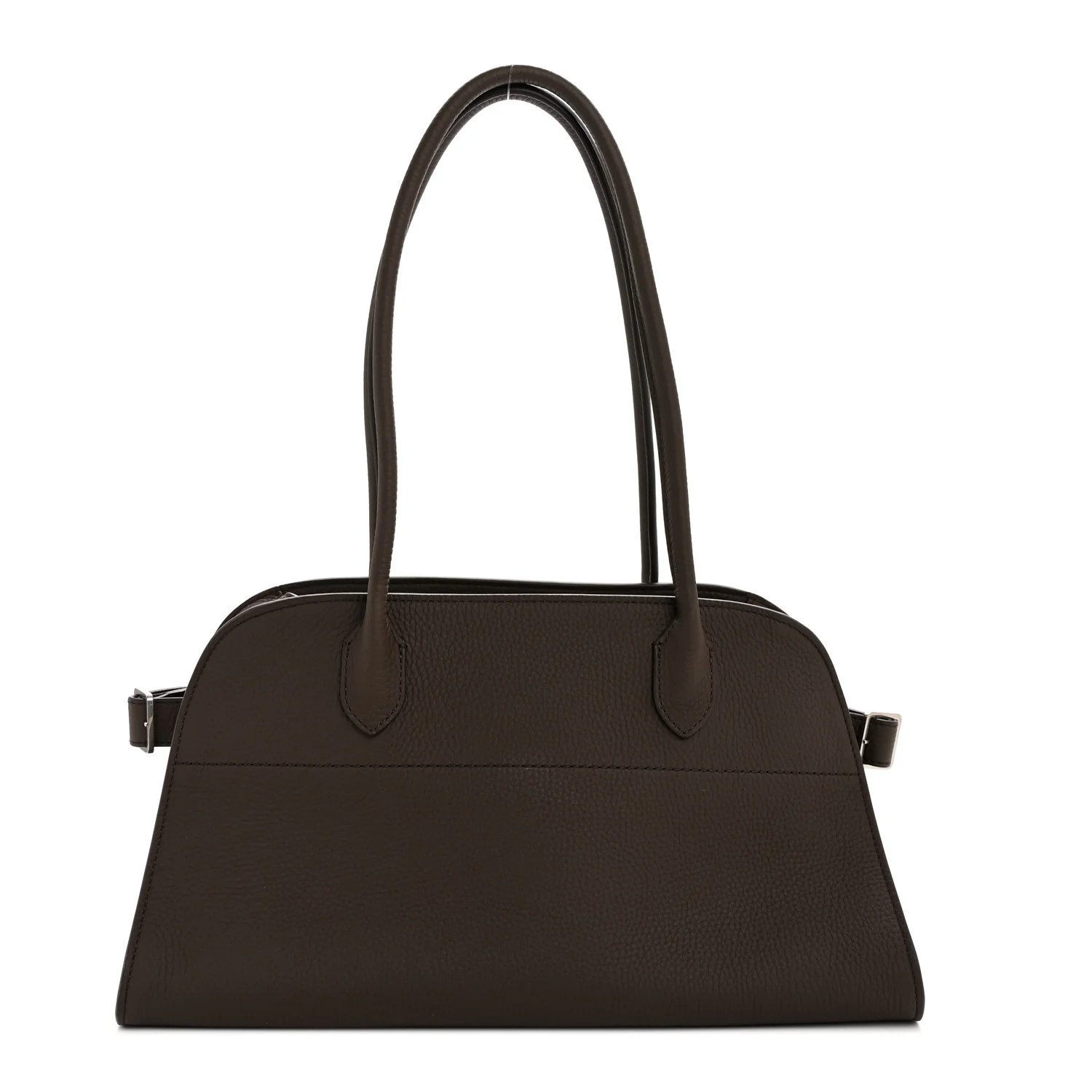 Grained Calfskin Margaux Shoulder 12 Deep Brown | FASHIONPHILE (US)