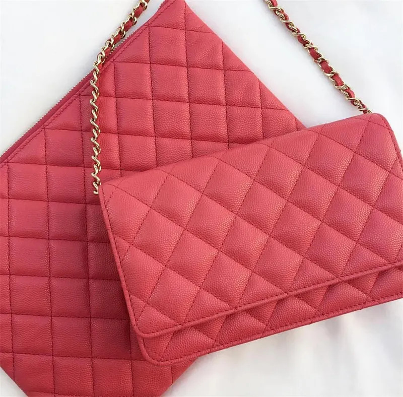 Mirror quality Purse lambskin bag for Womens classic flap caviar leather crossbody armpit Designe... | DHGate