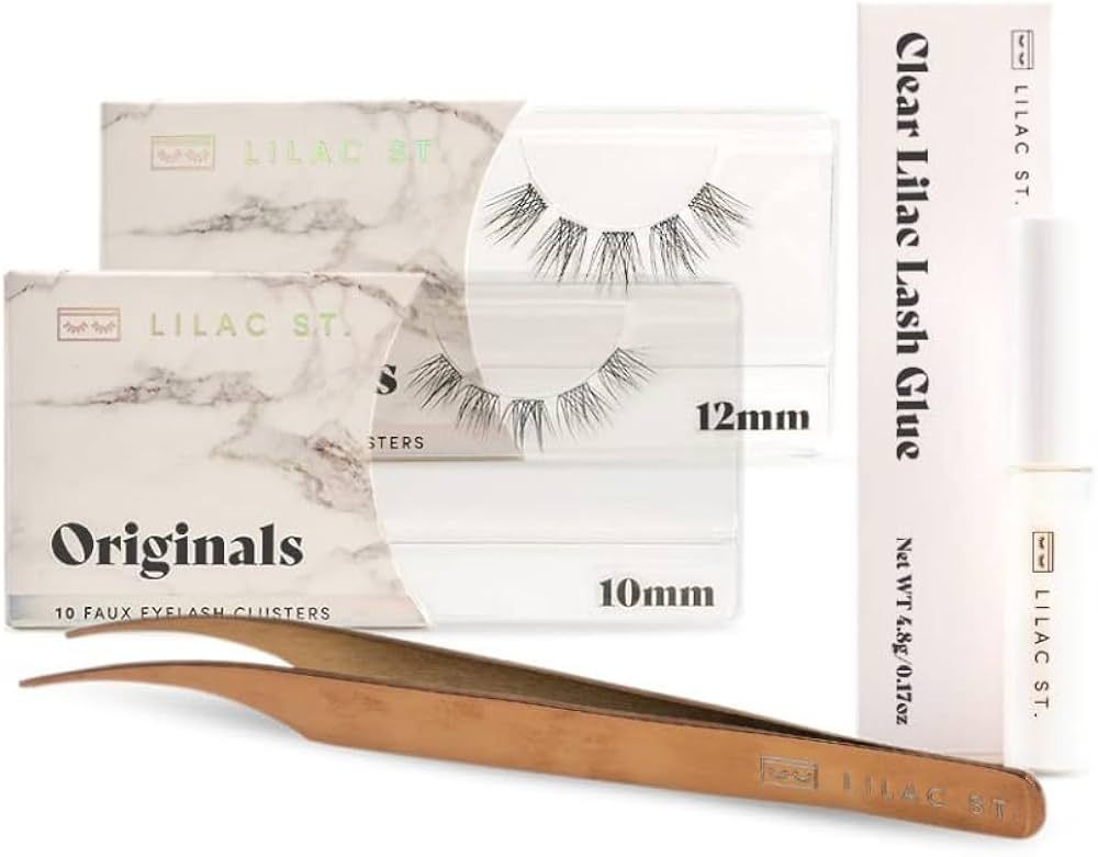 Lilac St - Starter Kit - Includes 2-Pack of Original Lashes, Clear Lash Glue, Lash Applicator- So... | Amazon (US)