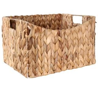 12.5" Water Hyacinth Rectangle Shelf Storage Basket By Ashland?® | Michaels Stores