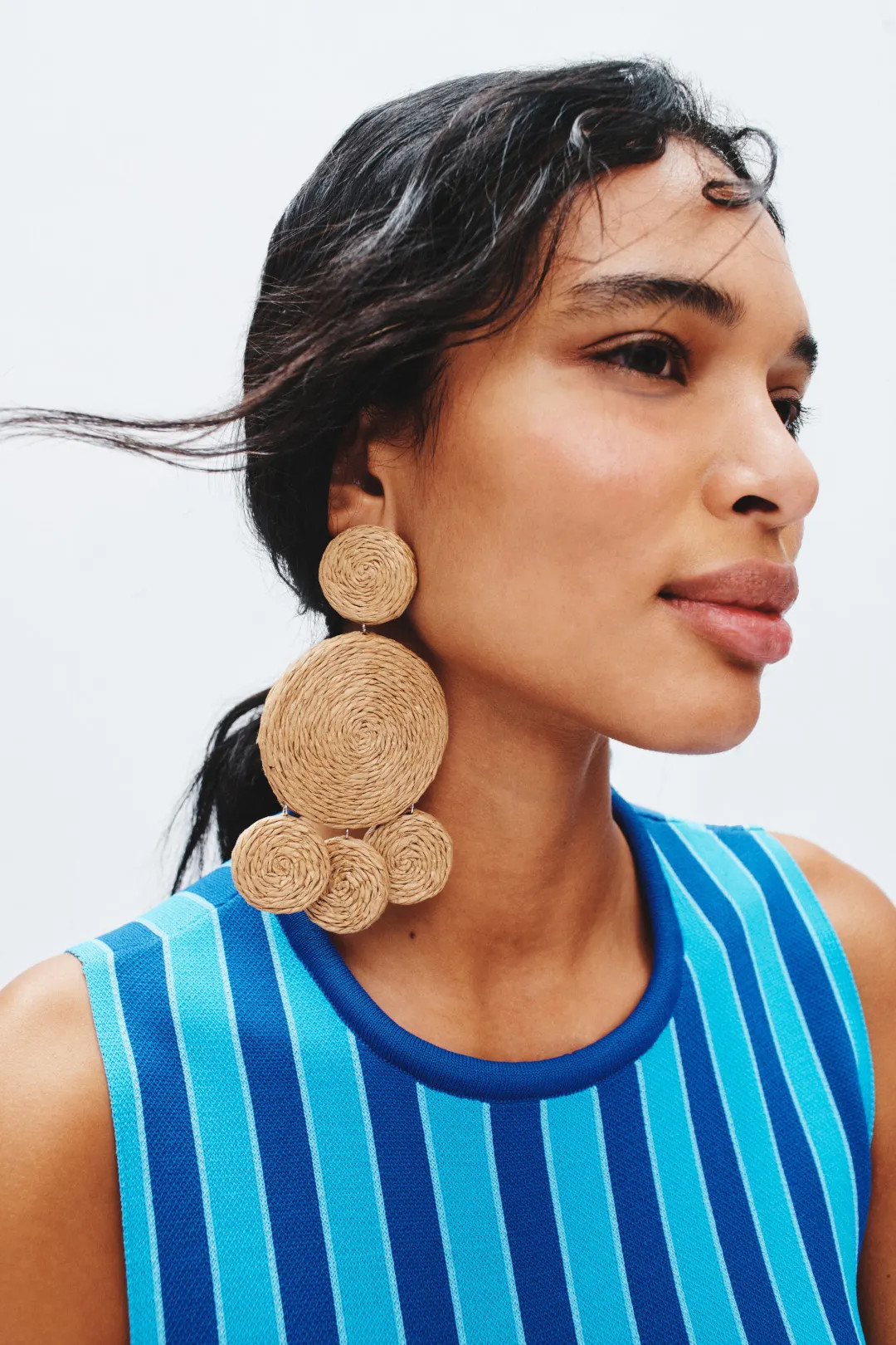 Raffia Deco Earrings | Rent the Runway
