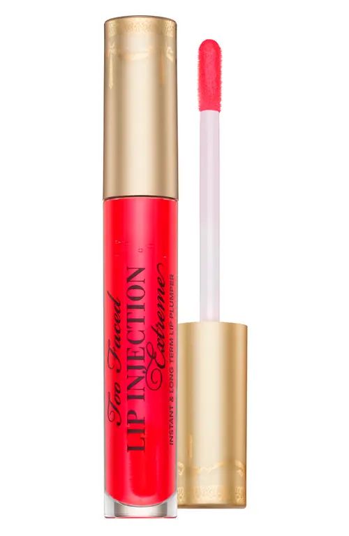 Too Faced Lip Injection Extreme Lip Plumper in Strawberry Kiss at Nordstrom, Size 0.14 Oz | Nordstrom