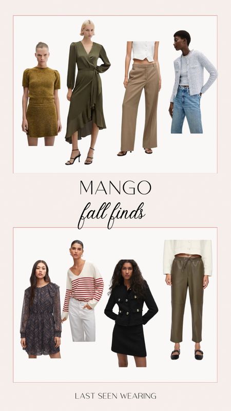 Mango Fall Finds

 #knitsweater #leathertrousers

#LTKstyletip #LTKSeasonal