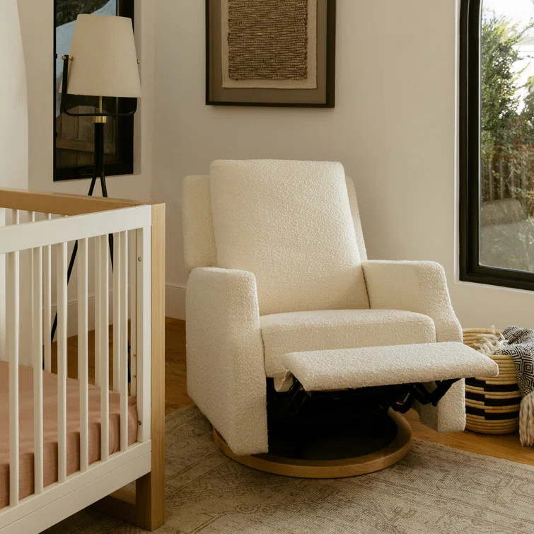 Crewe Recliner And Swivel Glider In Eco-Performance Fabric | Wayfair North America