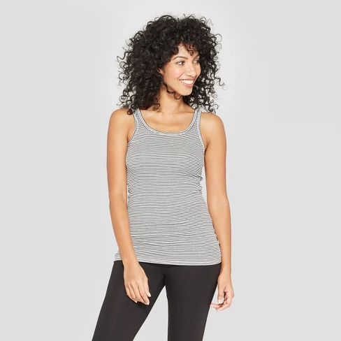 Women's Slim Fit Striped Any Day Tank - A New Day™ | Target