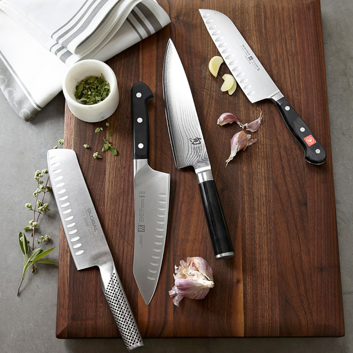 Williams Sonoma Edge-Grain Cutting Board, Walnut | Williams-Sonoma