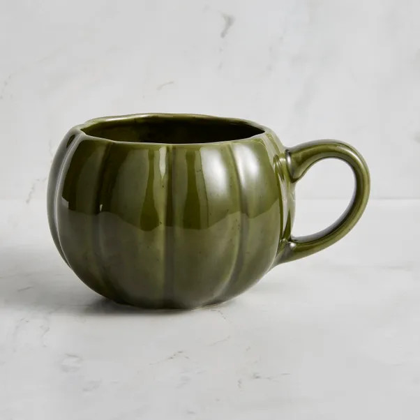 Pumpkin Reactive Glaze Mug | Dunelm