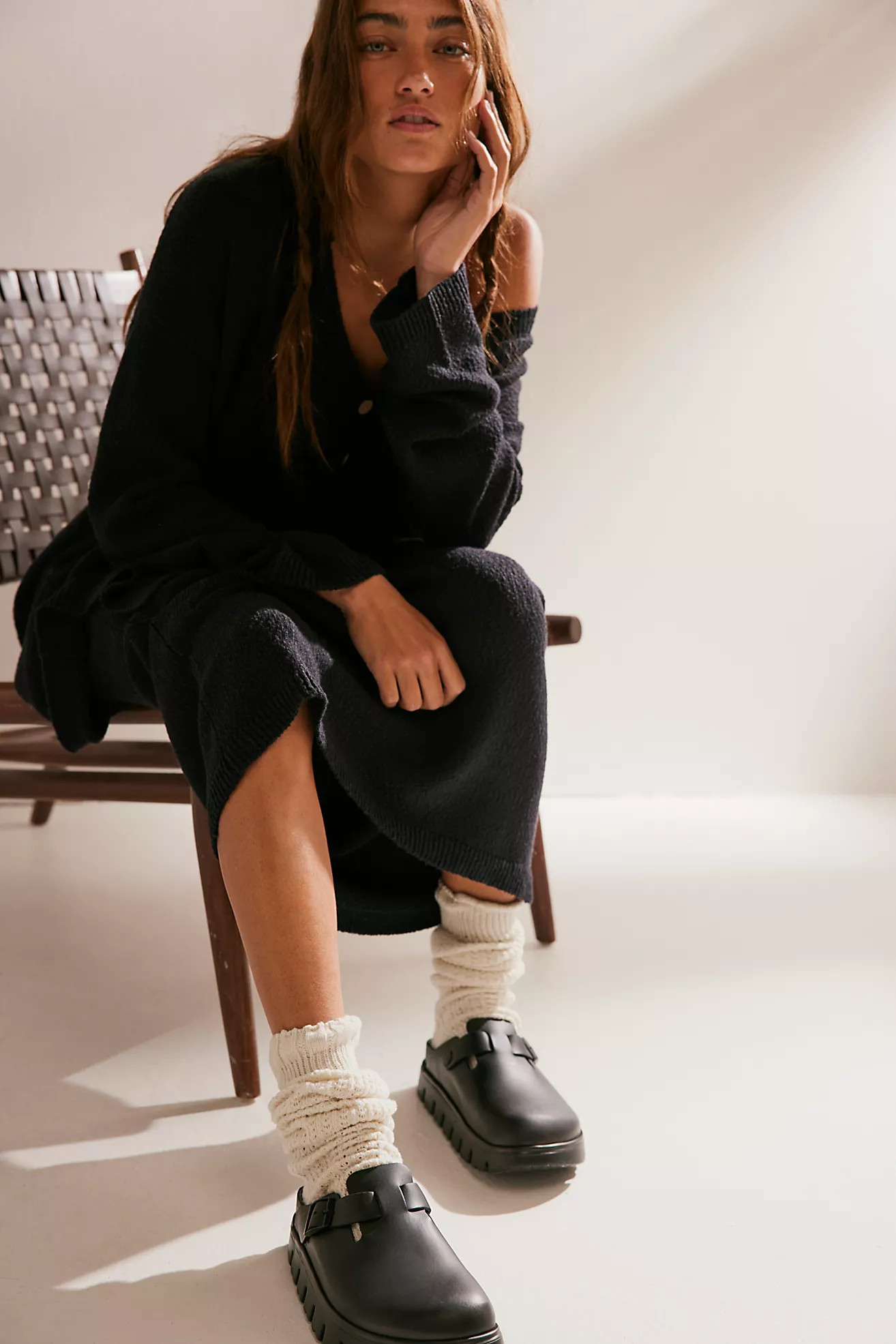 Birkenstock Boston Exquisite Chunky Clogs | Free People (Global - UK&FR Excluded)