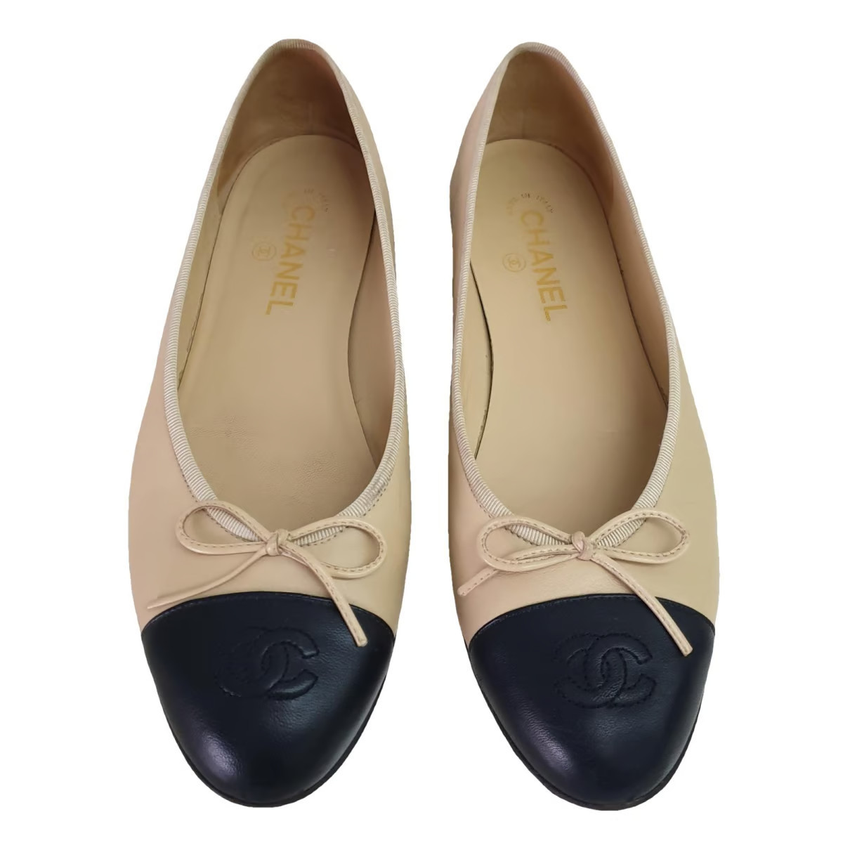 Chanel Leather ballet flats | Vestiaire Collective (Global)