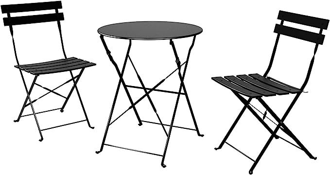 Grand patio Premium Steel Patio Bistro Set, Folding Outdoor Patio Furniture Sets, 3 Piece Patio S... | Amazon (US)