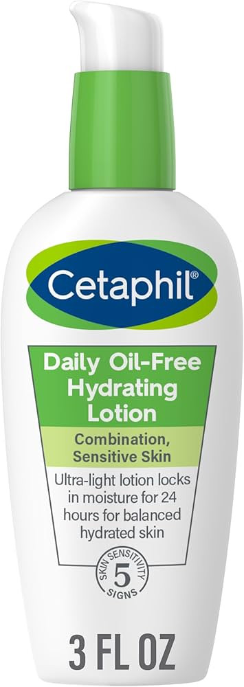 Cetaphil Daily Hydrating Lotion for Face, With Hyaluronic Acid, 3 fl oz, Lasting 24 Hr Hydration,... | Amazon (US)