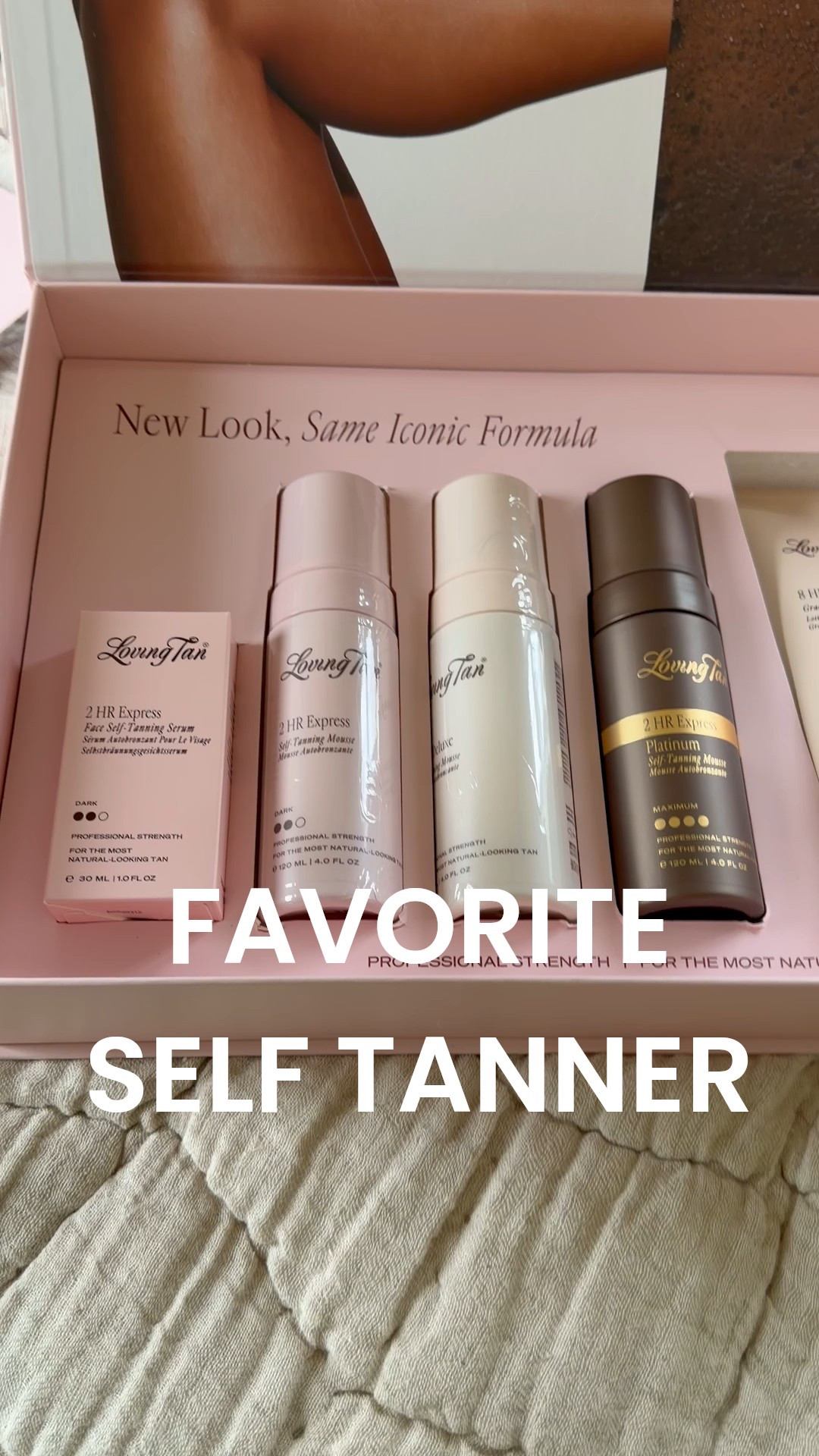 My teens and I like the 2 Hour Platinum Mousse, although we sleep in it:) We also like Dark for winter when we want it to look a bit more natural. The face tanner is like a moisturizer that is easier to apply that the mousse on the face. 

#LTKselfcare #LTKmomlife #LTKBeauty