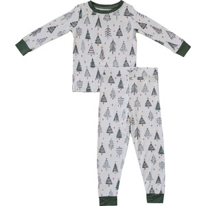 Mebie Baby Christmas Tree Bamboo Cozy Set – Family Matching Christmas Pajamas | Mebie Baby