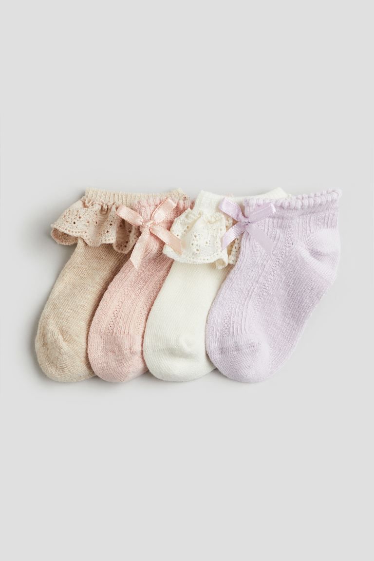 5-pack Ankle Socks - Light purple - Kids | H&M US | H&M (US + CA)