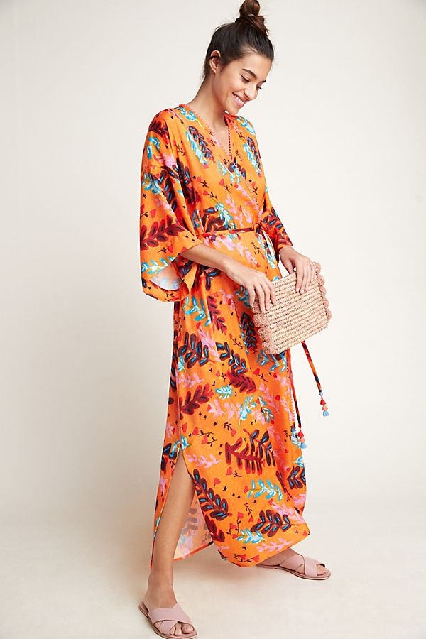 Roeqiya Garden Princess Caftan | Anthropologie (US)