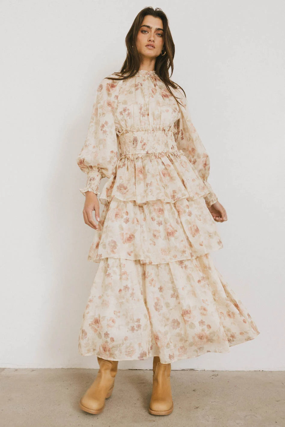 Evangeline Tiered Maxi Dress | Böhme US