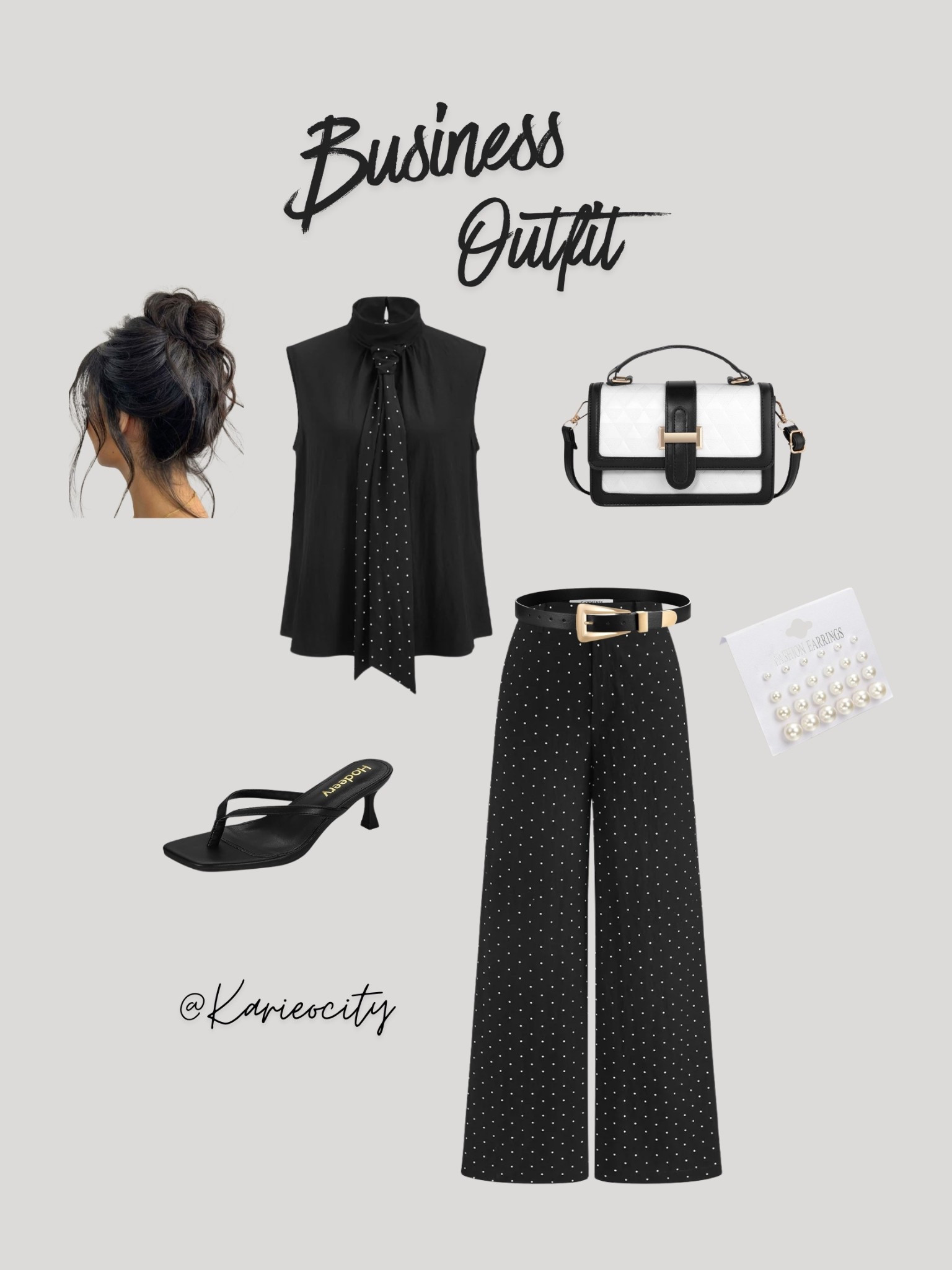 Outfit of the Day 🖤✔️

Outfit of the day// OOTD// Business Outfit// Spring Outfit // Polka Dot Outfit// Commense 

#LTKWorkwear #LTKootd #LTKOver40