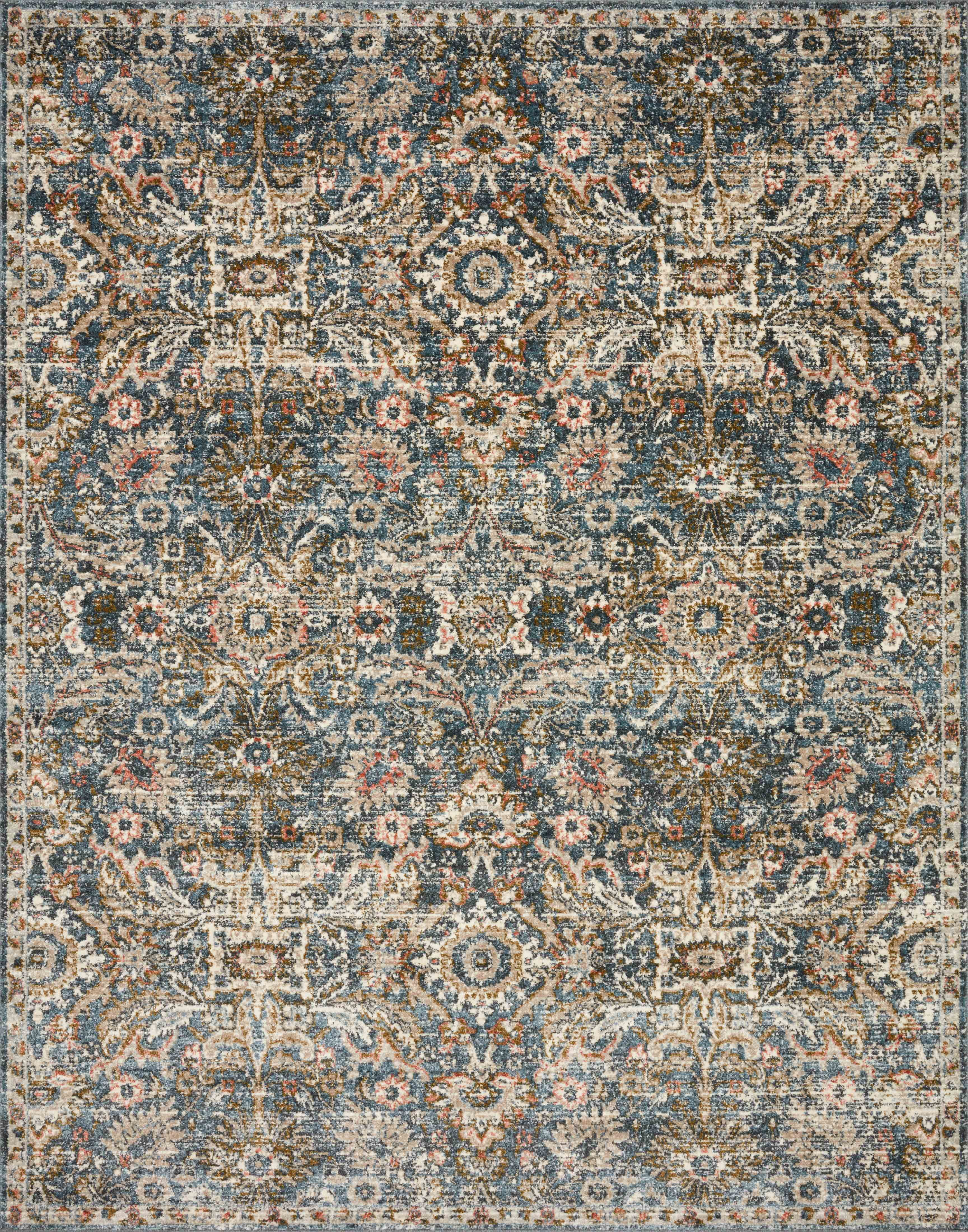 Loloi II Saban SAB-04 Oriental Blue / Sand Area Rug 9'-4" x 13' | Walmart (US)