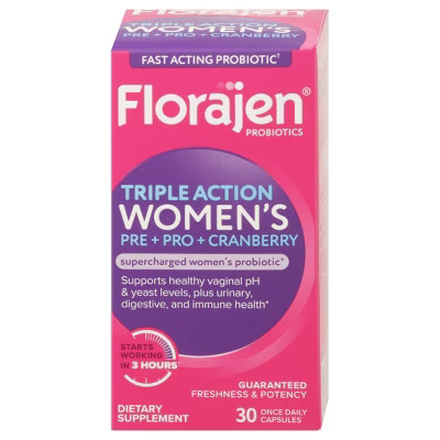 Florajen Triple Action Women's Probiotic 30 Capsules | Target